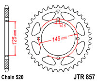 Приводная звезда JT JTR857.47 (PBR 857)