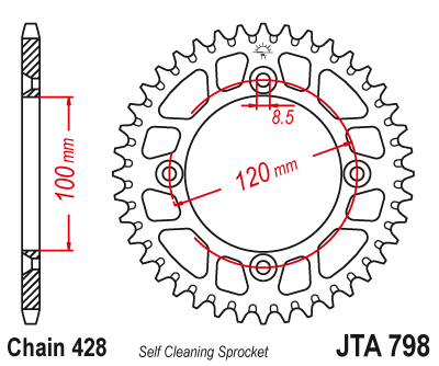Привідна зірка JR 79847JRABL (JTA 798.47)