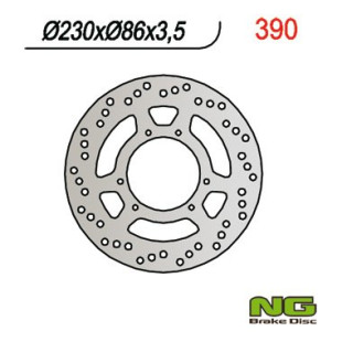 Тормозной диск NG передний YAMAHA DT 125R, TT 350/600 (230X86X3,5) (6X6,5MM) NG390