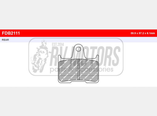 Гальмівні колодки FERODO FDB2111P