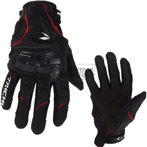 Рукавички RS-Taichi RST 390 чорний/червоний