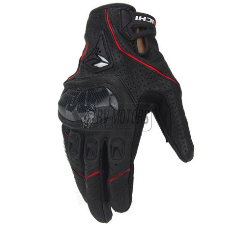 Перчатки RS-Taichi RST 390 черный/красный