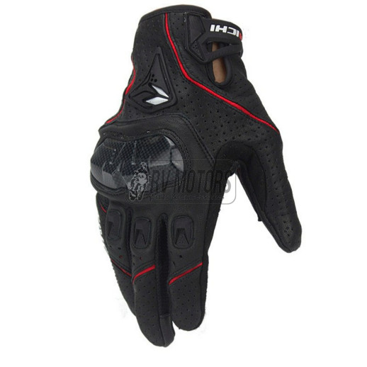 Рукавички RS-Taichi RST 390 чорний/червоний