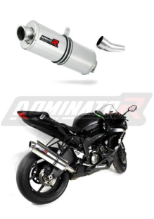 Прямоток Kawasaki ZX6R 636 2009 - 2024 DOMINATOR овальный