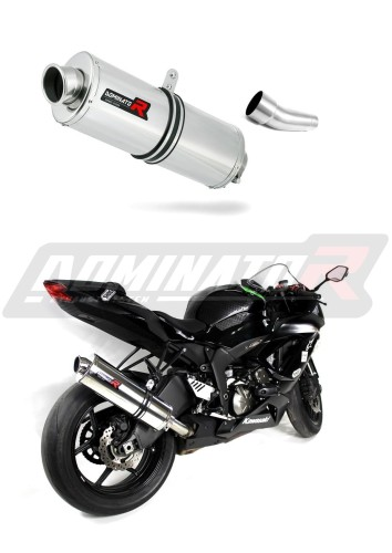 Прямоток Kawasaki ZX6R 636 2009 - 2024 DOMINATOR овальный