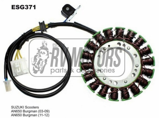 Генератор SUZUKI AN 650 BURGMAN (03-12) ELECTROSPORT ESG371