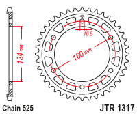 Приводная звезда JT JTR1317.43 (PBR 4405)