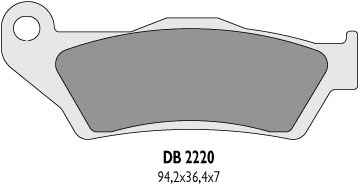 Тормозные колодки DELTA BRAKING DB2220OR-D (FA181)
