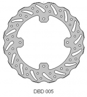 Тормозной диск задний  HONDA CR 125 '02-07, CRF 250 '04-'21' -CRF 250 X 04-'21' CRF 450 WAVE (240X121X4MM) (4X6,5MM) (NG654X)  DELTA BRAKING ONL_DBD005G