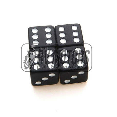 Колпачки ниппеля кубики чёрные