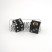 Колпачки ниппеля кубики чёрные