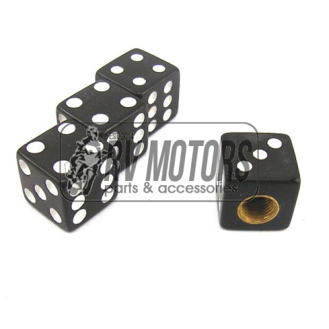 Колпачки ниппеля кубики чёрные