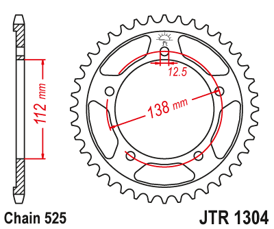Привідна зірка JR 4357.42 (JTR 1304.42)