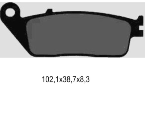 Тормозные колодки GALFER FD108G1370 (FA142/FA226)