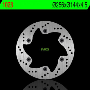 Тормозной диск NG передний HONDA SH 300 '06-'17, NSE 50 '96-'01 (256X144Z4,50)(6X105MM) NG1023