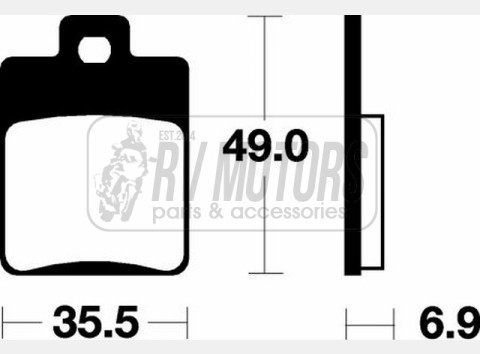 Тормозные колодки SBS 142MS