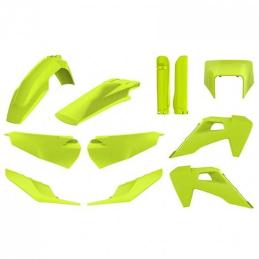 Комплект пластика POLISPORT HUSQVARNA TE/FE/TPI `20-21 цвет жёлтый 90904