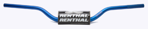 Алюминиевый руль RENTHAL 28.6mm MX Fatbar RC High Синий 609-01-BU