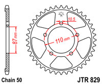 Приводная звезда JT JTR829.45