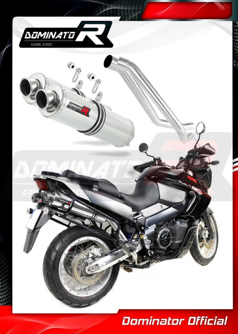 Прямоток DOMINATOR Aprilia ETV 1000 CAPONORD 2005 - 2007 круглый