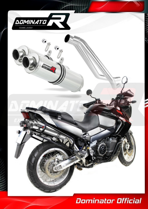 Прямоток DOMINATOR Aprilia ETV 1000 CAPONORD 2005 - 2007 круглий