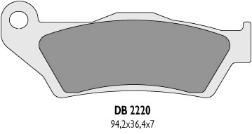 Тормозные колодки DELTA BRAKING DB2220OR-N (FA181)