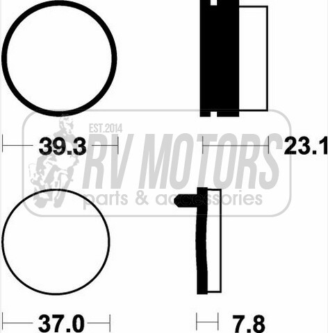 Тормозные колодки SBS 637SI