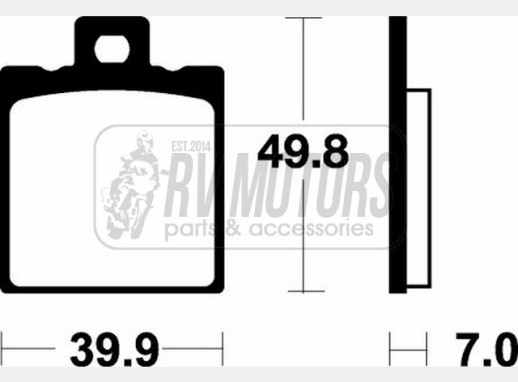 Гальмівні колодки SBS 737HF