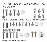 Комплект болтов пластика KTM EXC '08-11 ACCEL BKF-503
