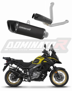 Прямоток Suzuki DL 650 V-Strom 2017 - 2025 DOMINATOR HP6 черный