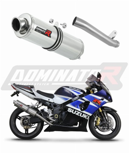 Прямоток Suzuki GSX-R 1000 2001-2004 DOMINATOR круглый