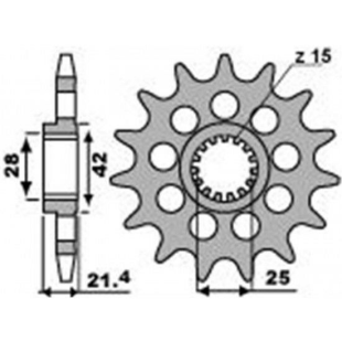 Приводная звезда PBR 2150 16 (JTF 709)