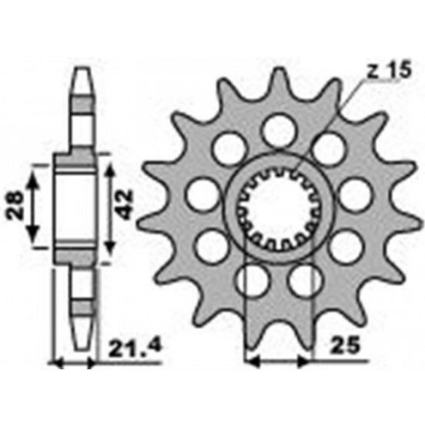 Приводная звезда PBR 2150 16 (JTF 709)
