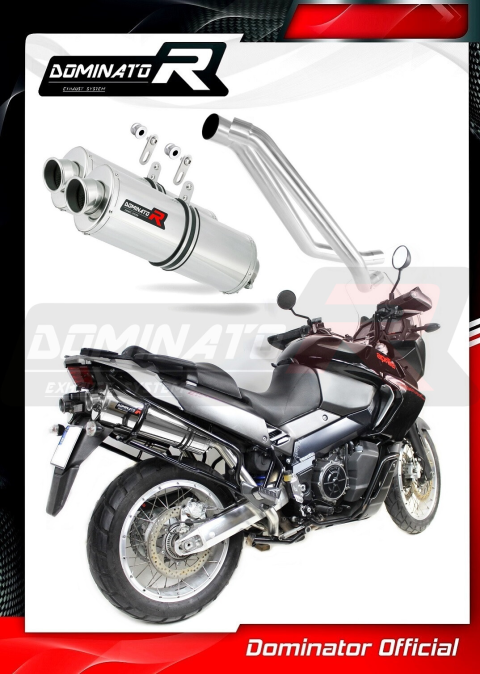 Прямоток DOMINATOR Aprilia ETV 1000 CAPONORD 2005 - 2007 овальный