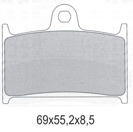 Гальмівні колодки GALFER FD099G1651 (FA145/FA236)
