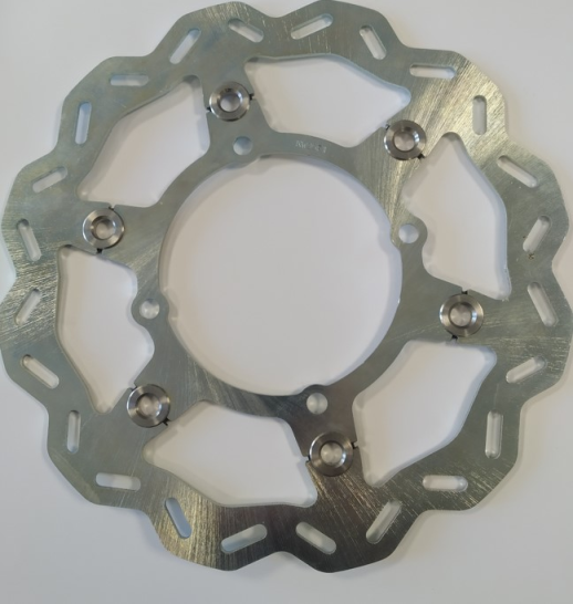 Тормозной диск передний KAWASAKI KDX 125 '90-'03,KDX 200 '86-'06, KLX 250'93-'14, KLX300 '21-,KX 125 '03-'05, KX 250 '03-'05, KX250F '04-'05, RM250Z '05-'06 (250X100X3MM) (4X8,5MM)    GROSSKOPF 798001GF