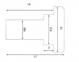 Крепежные болты тормозного диска LUCAS MSW107BO