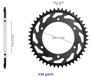 Приводная звезда SUNSTAR 1-5598 48 (JTR859.48)