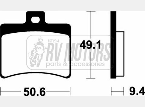 Тормозные колодки SBS 152MS