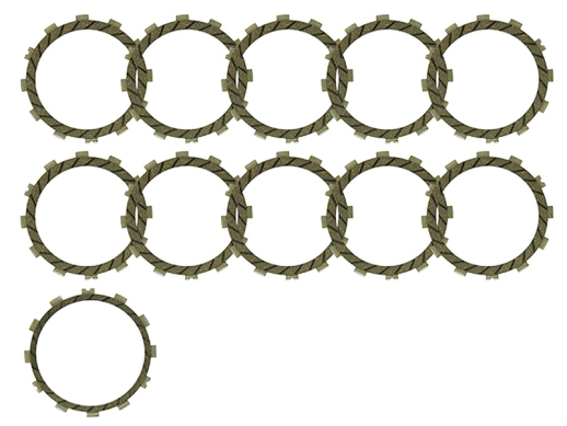 Фрикционные диски сцепления KTM 950/990 '03-'13 (F1515) (EBS5634) PSYCHIC MC-03991C