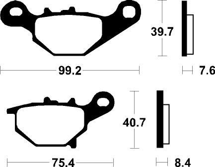 Гальмівні колодки SBS 820RSI