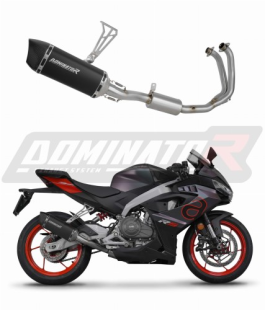 Полная система выхлопа Aprilia RS 457 2024 DOMINATOR HP6 черный