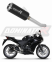 Прямоток Honda CBR 250 R 2011 - 2013 DOMINATOR GP черный