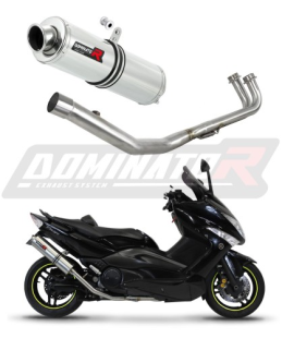 Полная система выхлопа YAMAHA T-MAX 500 2008 - 2011 DOMINATOR круглый