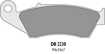 Тормозные колодки DELTA BRAKING DB2230OR-N (FA185)
