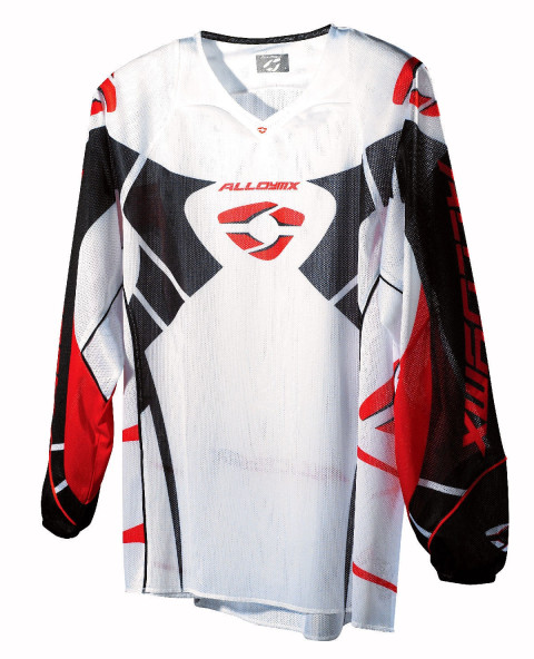 Джерси ALLOY VIPER VENTED белый/чёрный/красный. XL