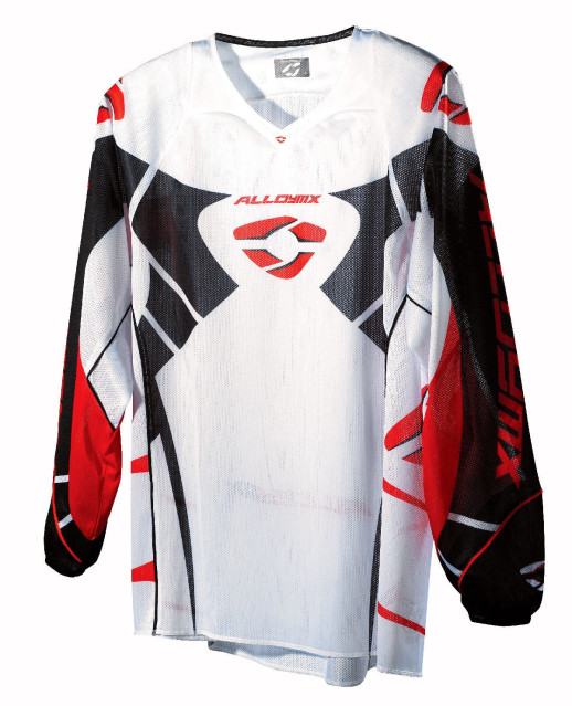 Джерсі ALLOY VIPER VENTED білий/чорний/червоний. XL