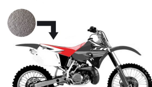 Обшивка сидения HONDA CR 125/250 '00-'01 BLACKBIRD E1122A