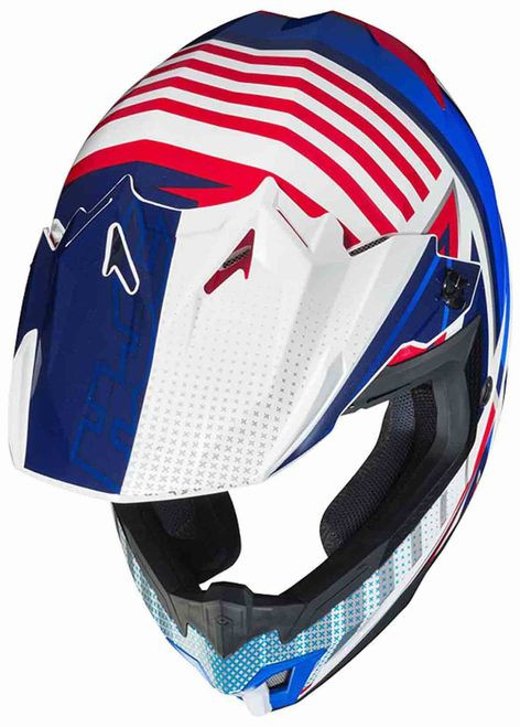 Шлем кросс HJC CL-X7 Hero MC21. Размер S.  