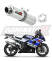 Прямоток Suzuki GSX-R 1000 2001-2004 DOMINATOR круглый